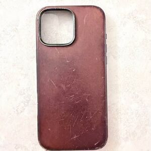 Andar Brown Genuine Leather MagSafe Phone Case - 16 Pro Max